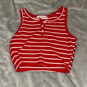 Striped Crop Top